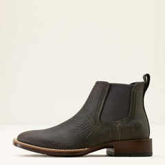 Booker Chelsea Wide Square Toe Western Boot