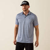 All Over Print Fitted Polo