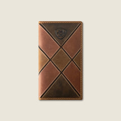 Patchwork Embroidered Logo Rodeo Wallet