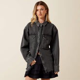 Lux Oversized Denim Jacket