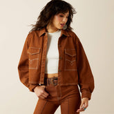 Boxy Cropped Denim Jacket