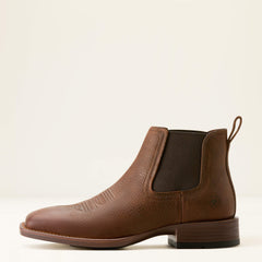 Booker Chelsea Wide Square Toe Western Boot