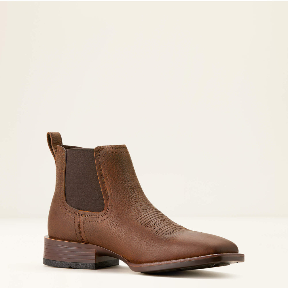 Booker Chelsea Wide Square Toe Western Boot