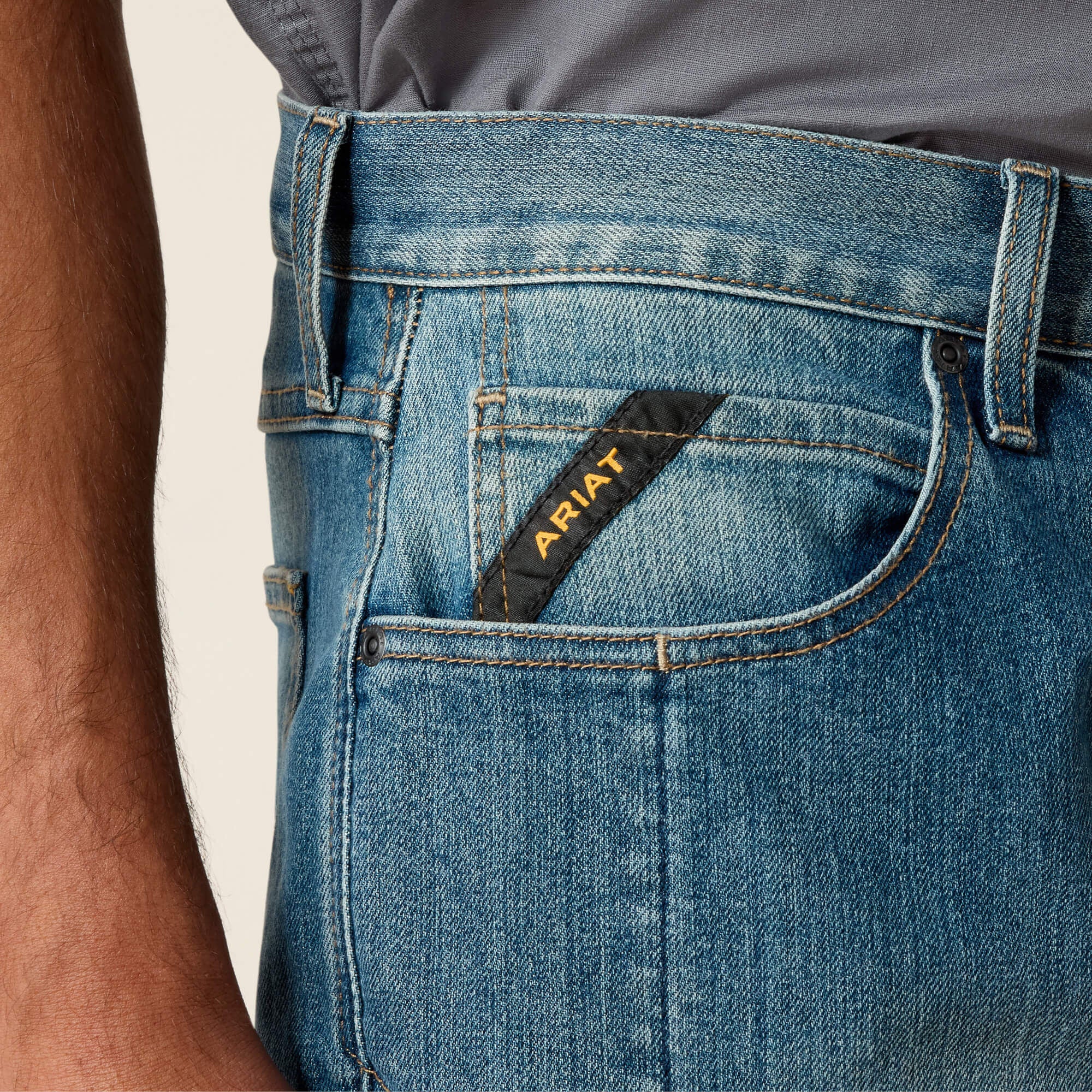 Rebar M5 DuraStretch Basic Stackable Straight Leg Jean