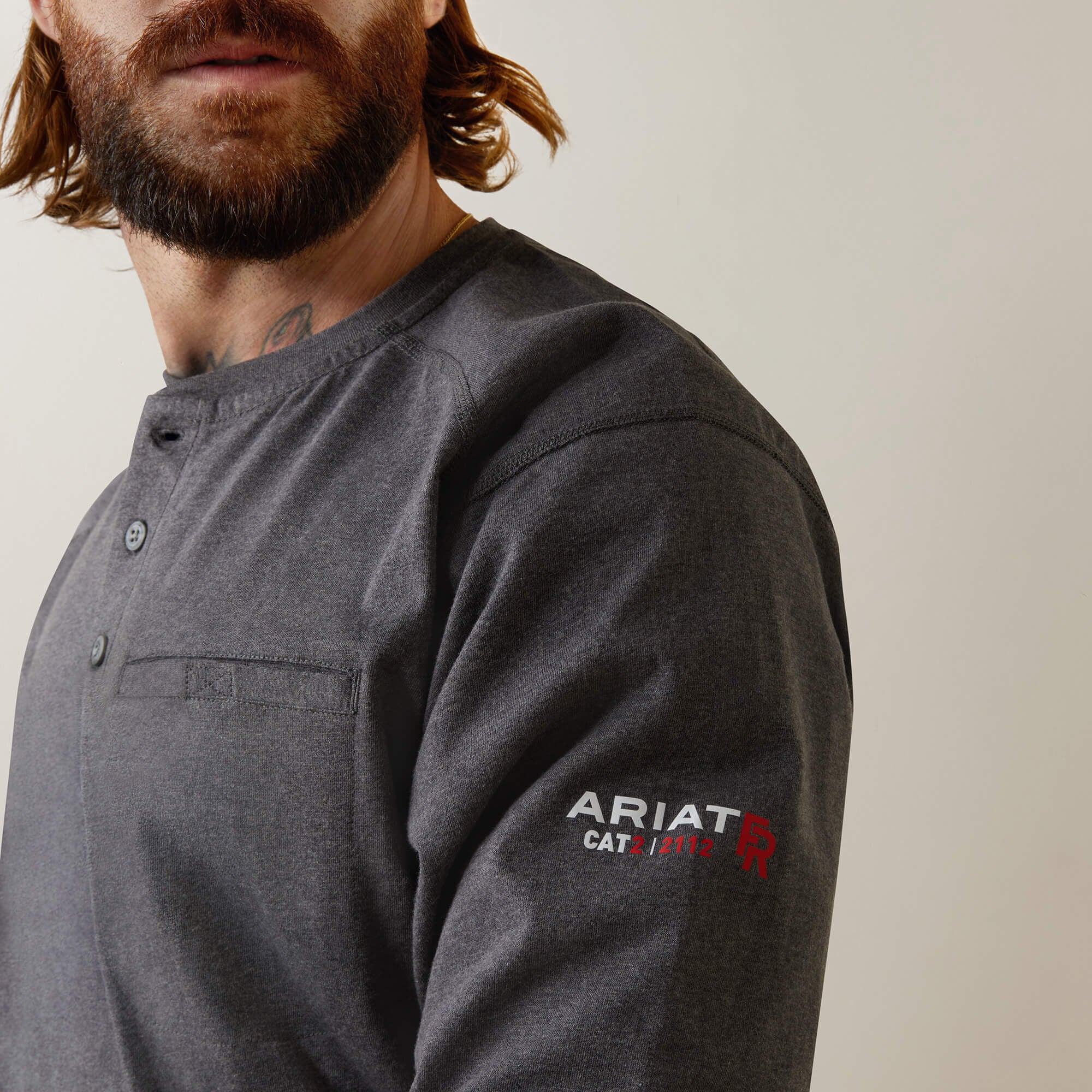FR Air Refinery Row Graphic Henley Top