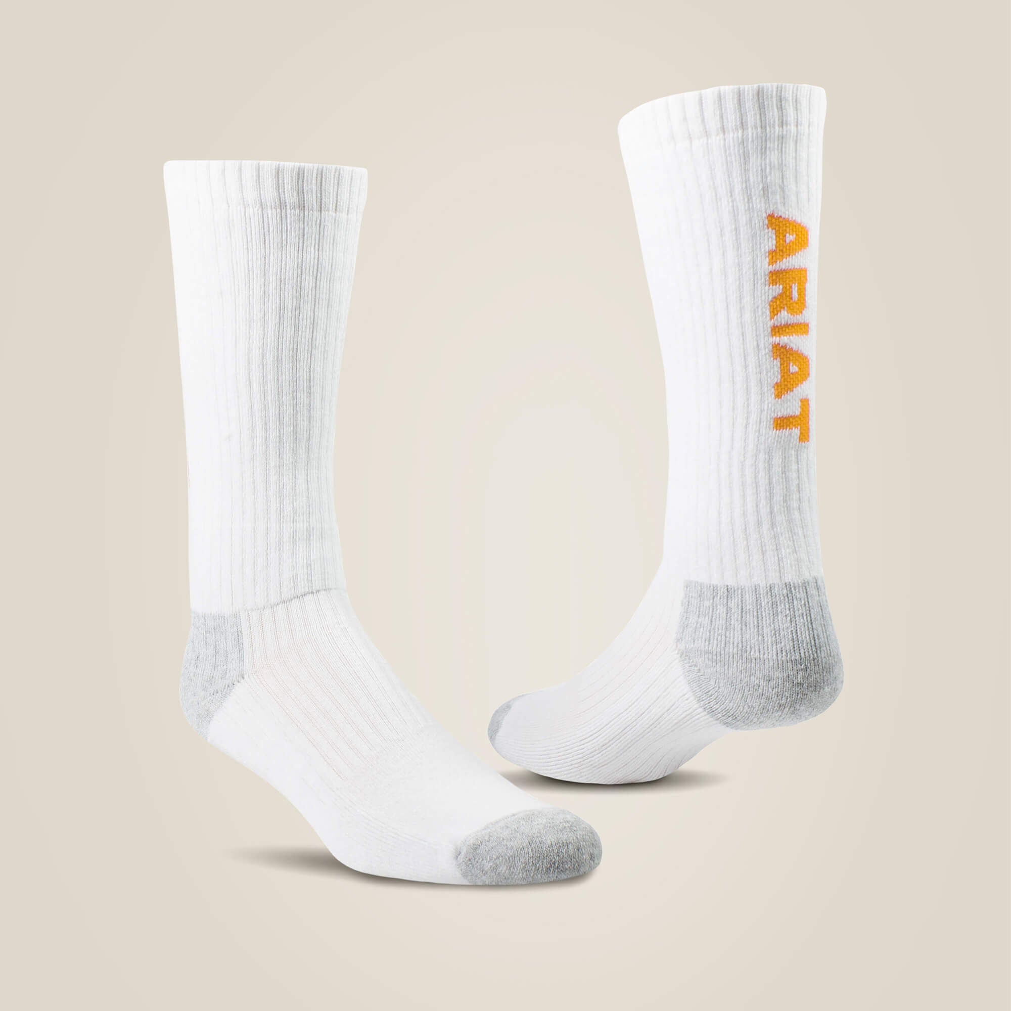 Premium Ringspun Cotton Mid Calf Work Sock 3 Pair Pack