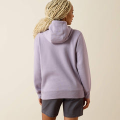 Rebar Lightweight Logo 1/2 Zip Hoodie