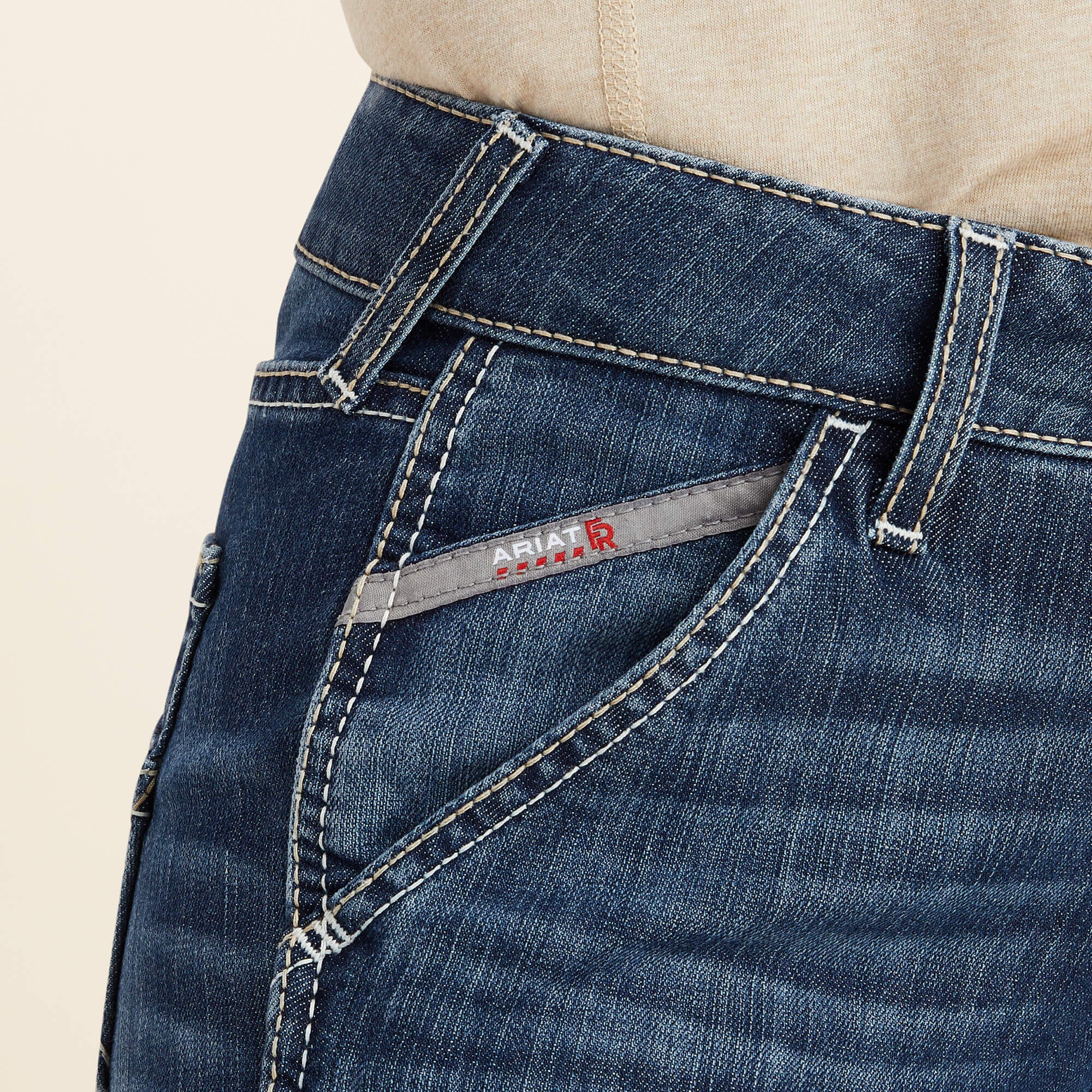 FR Perfect Rise DuraLight Stretch Cell Phone Pocket Straight Jean